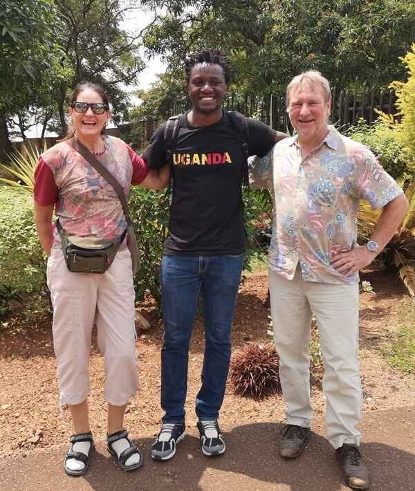 Pia und Roger Boppart Uganda Reise Teilnehmer 2021