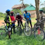 Einweisung vor dem Start - Bike Safari Lake Mburo Nationalpark - Life Cyclers Uganda