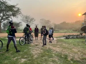 Sonnenaufgang - Bike Safari Lake Mburo Nationalpark - Life Cyclers Uganda
