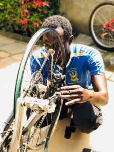 Richard Tugume - Bike mechanic and bike guide at Life Cyclers Uganda