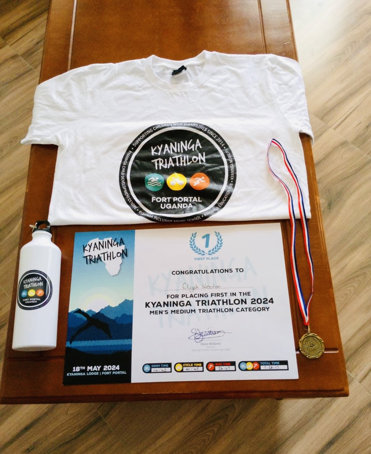 Elijah Wootton winner of the Kyaninga Triathlon 2024