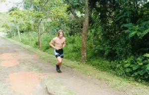 Elijah Wootton running at the Kyaninga Triathlon 2024