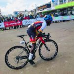 LCU-Mitglied Paul Miiro bei der UCI Afrika Strassenradmeisterschaft