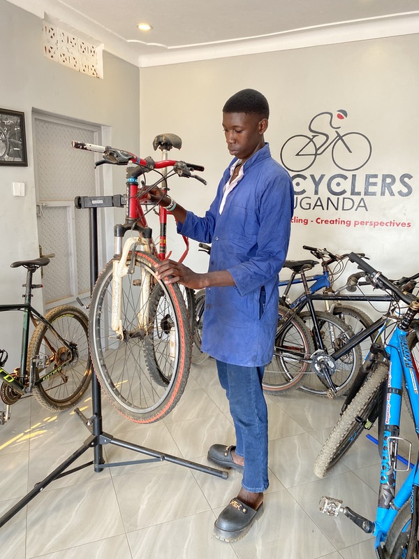 Life Cyclers Uganda Mechanics Center Samuel Kitumba